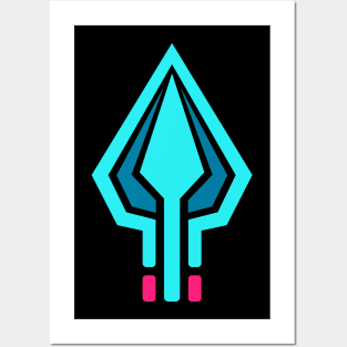 arrow abstract design Posters and Art